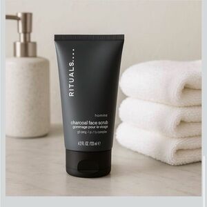 Rituals the Ritual of  Homme Charcoal Face Scrub - Black 125 ml